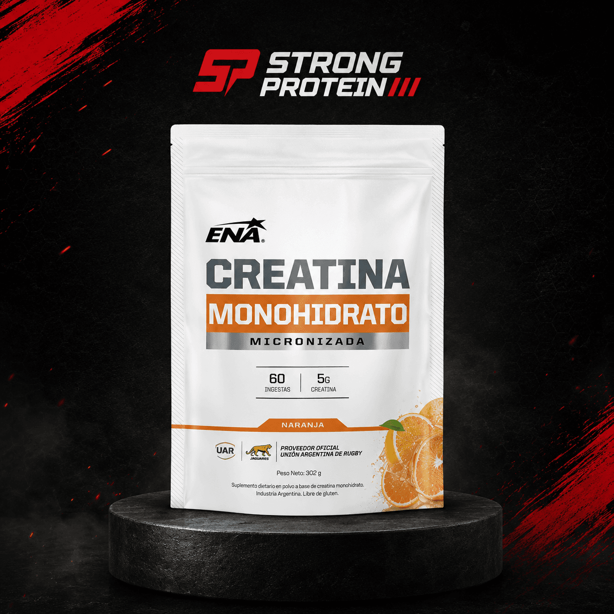 Creatina Monohidratada NARANJA x300grs