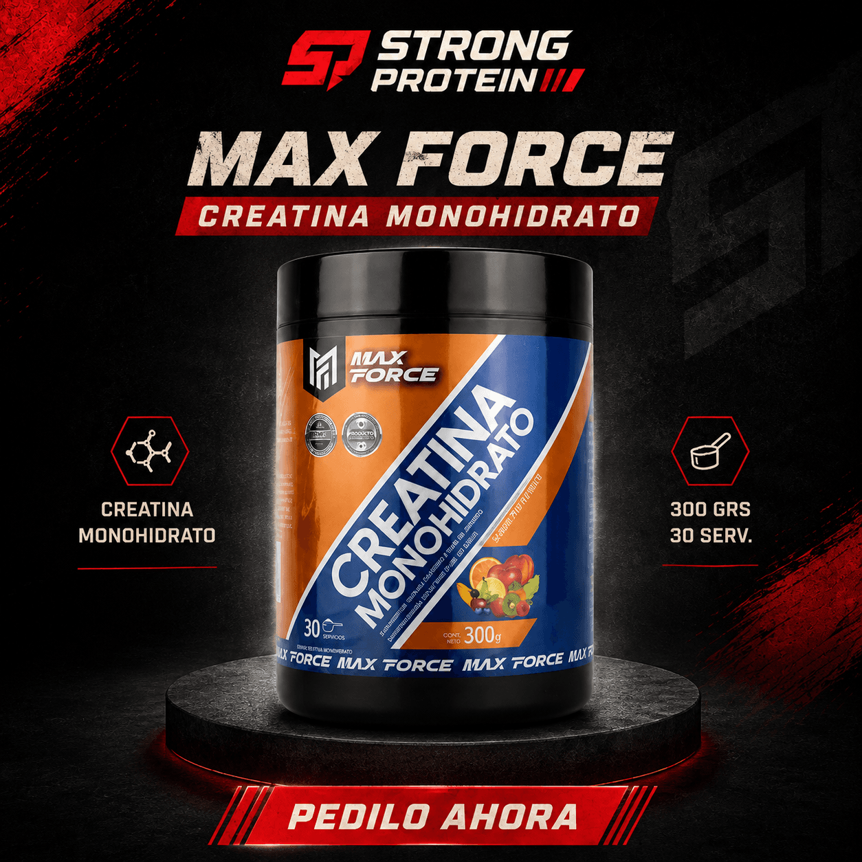 Creatina Monohidratada x300grs