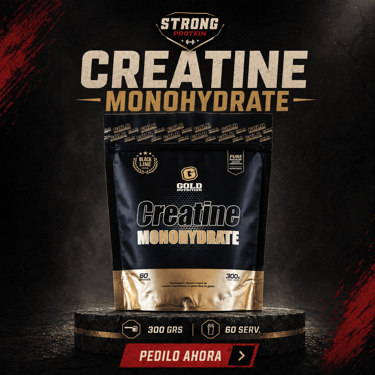 Creatina Monohidrtada x300grs
