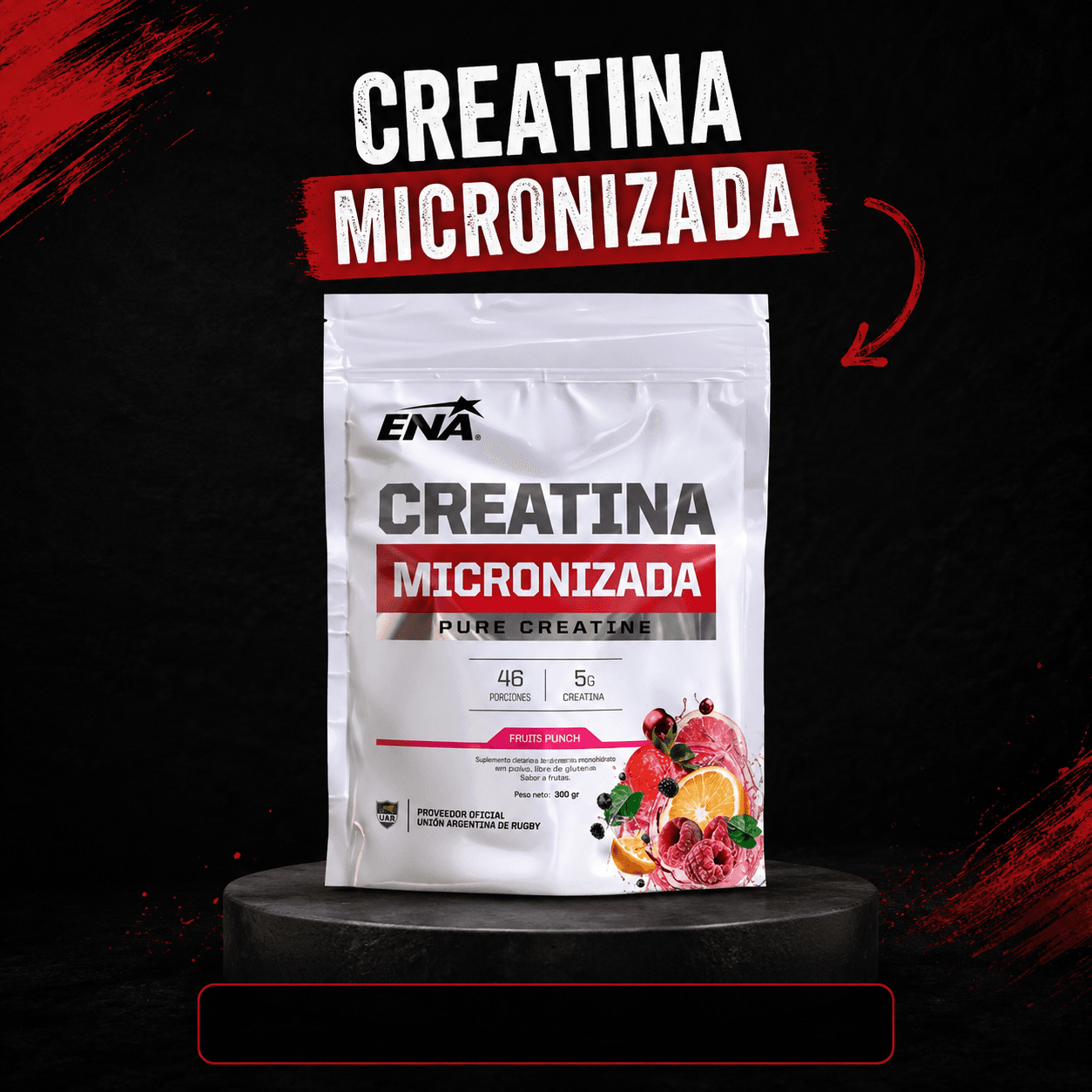 Creatina Monohidratada SABORIZADA x300grs